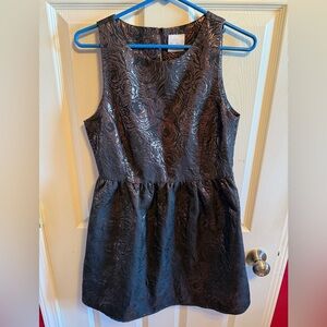 Lola Black Textured Fabric dress Sz L